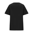 thumbnail image 5 of Womens Oversized Short Sleeve T Shirts Trendy Crew Neck Loose Workout Tee Casual Summer Tops Cotton, 5 of 9