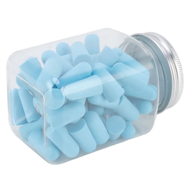 Soft Earplugs, Improve Life Quality Earplugs Convenient To Carry Excellent Stretch 60Pcs For All Noisy Events Blue