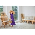 thumbnail image 4 of Arshiner Girls Summer Maxi Dresses Short Sleeve Casual Flowy Tiered A-Line Dress with Pockets, 4 of 7
