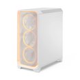 thumbnail image 3 of Fractal Design Meshify 3 Ambience Pro RGB ATX mATX Mid Tower PC Case - White Chassis with Clear TG Side Panel, 3 of 9