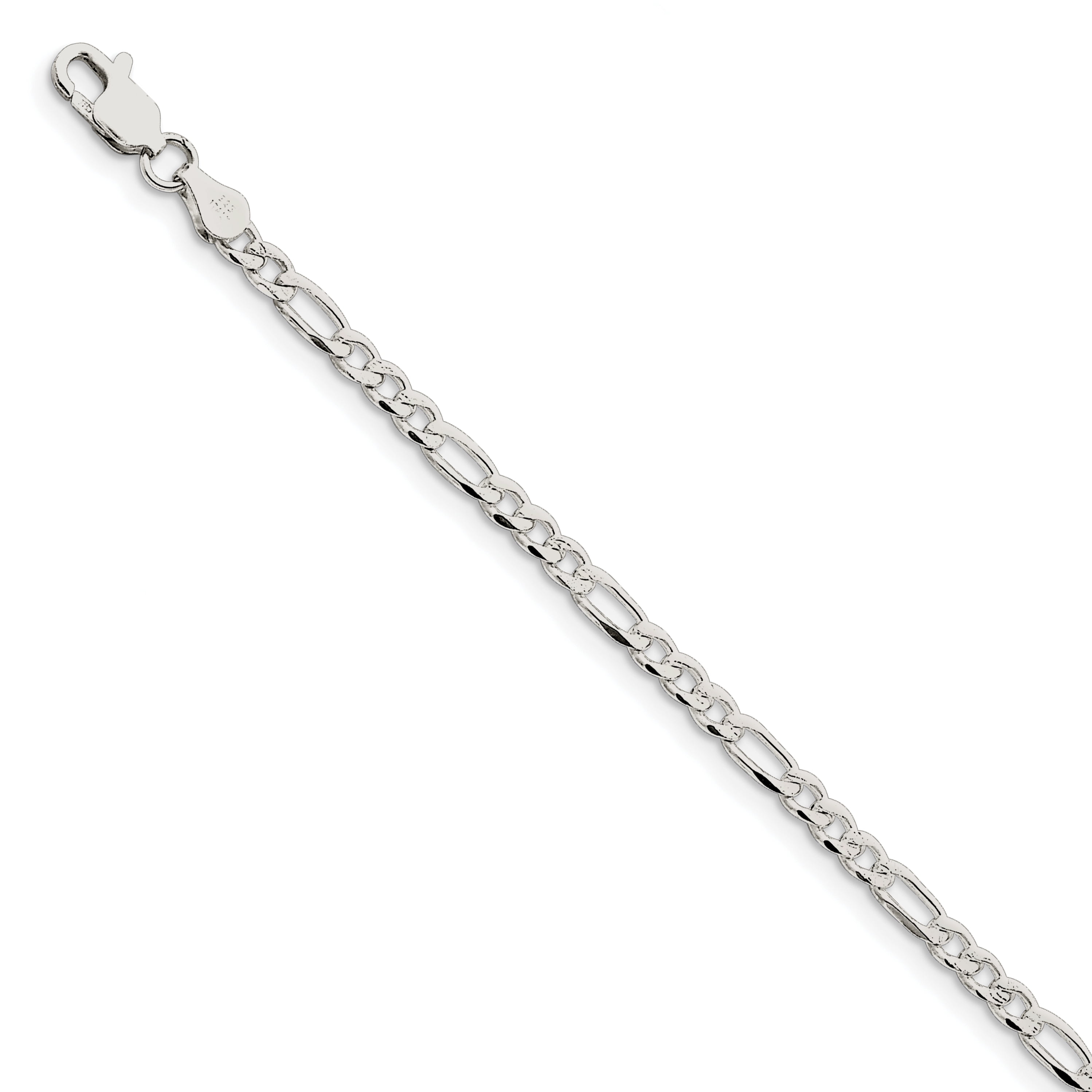 Primal Silver Sterling Silver 4mm Pave 