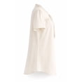 thumbnail image 4 of Blusa George para Mujer, Manga Corta Blanco Talla G, 4 of 4
