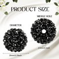 thumbnail image 2 of Craft Beads Loetere con diamantes de imitación negros de 20 mm, 40 unidades, 2 of 6