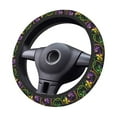 thumbnail image 4 of Haiem Mardi Gras6 Print Steering Wheel Cover 15 Inches for Women Men, Neoprene Anti-Slip Steering Wheel Grip Wrap Car Accessories Protective Case Cover for Vehicle Truck SUV, 4 of 8