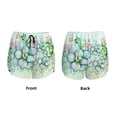 thumbnail image 5 of Picia Succulent Pattern Women's 2 in 1 Athletic Running Shorts High Waisted Workout Casual Gym Sweat Shorts with Comfy Liner Zipper Pockets-Small, 5 of 9