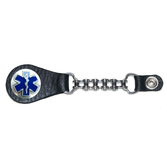 Handmade EMT EMS, Cross of Life Bike Chain Vest Set. Made in Texas