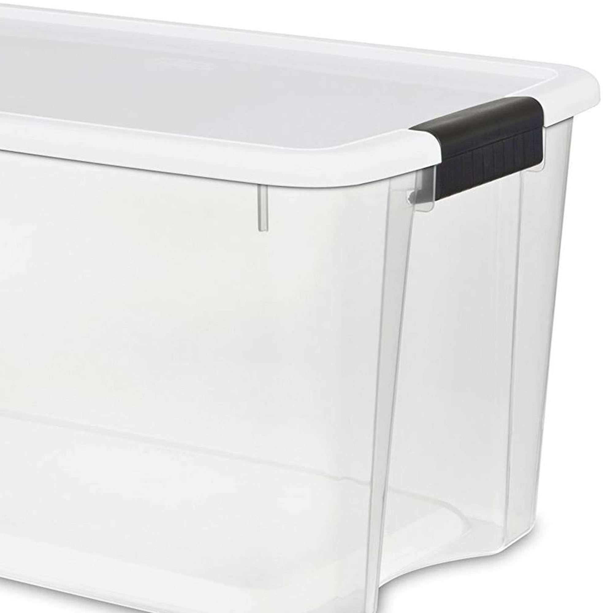 Sterilite 70 Qt Ultra Latch Box, Stackable Storage Bin With Lid