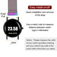 thumbnail image 4 of Uxcell 0.55" Stainless Steel Mesh Watch Band with Magnetic Buckle for Meetings Parties Colorful, 4 of 7