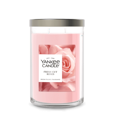 Yankee Candle Signature Large 2-Wick Candle, Fresh Cut Roses, 20 oz