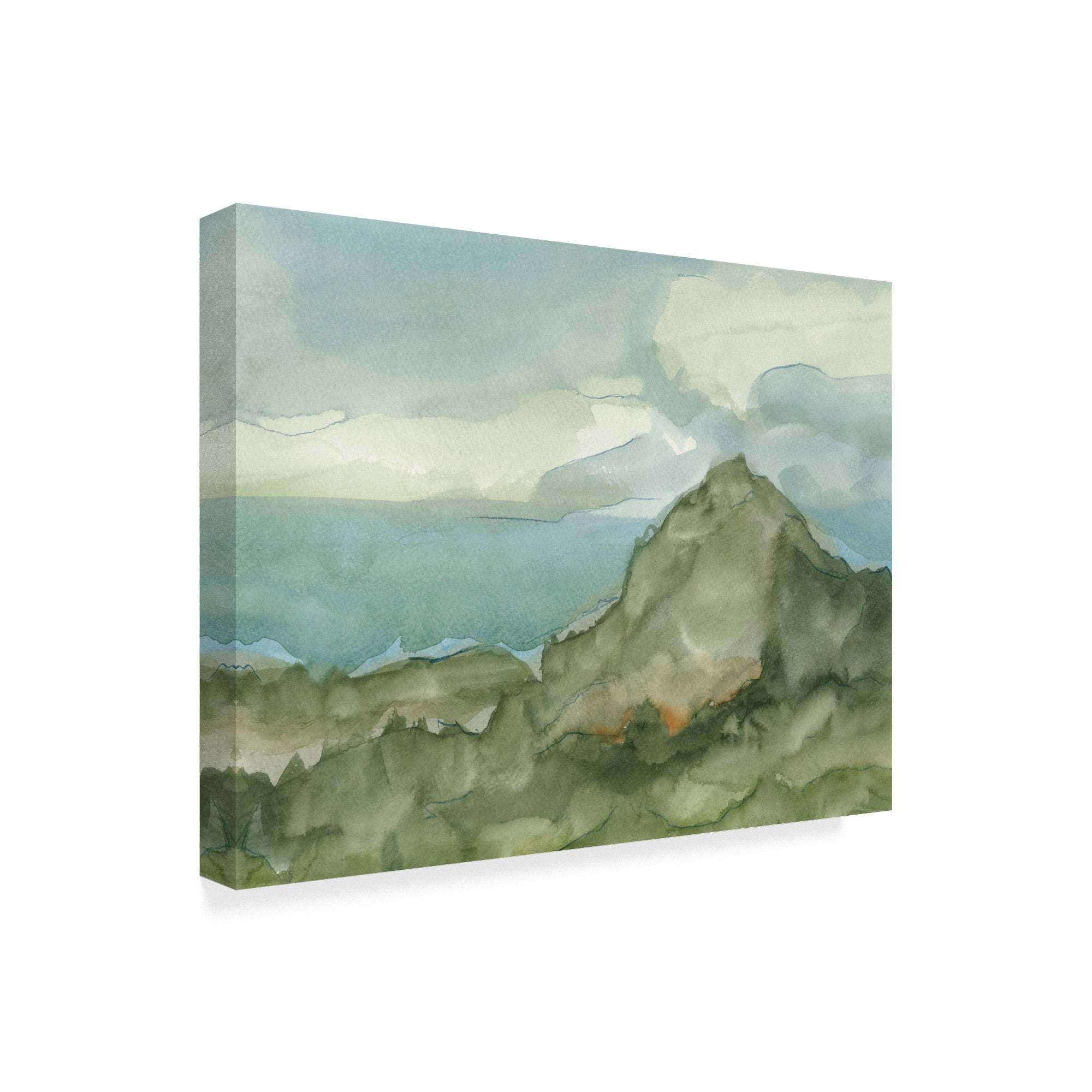 Trademark Fine Art 'Plein Air Mountain View I' Canvas Art by Ethan Harper