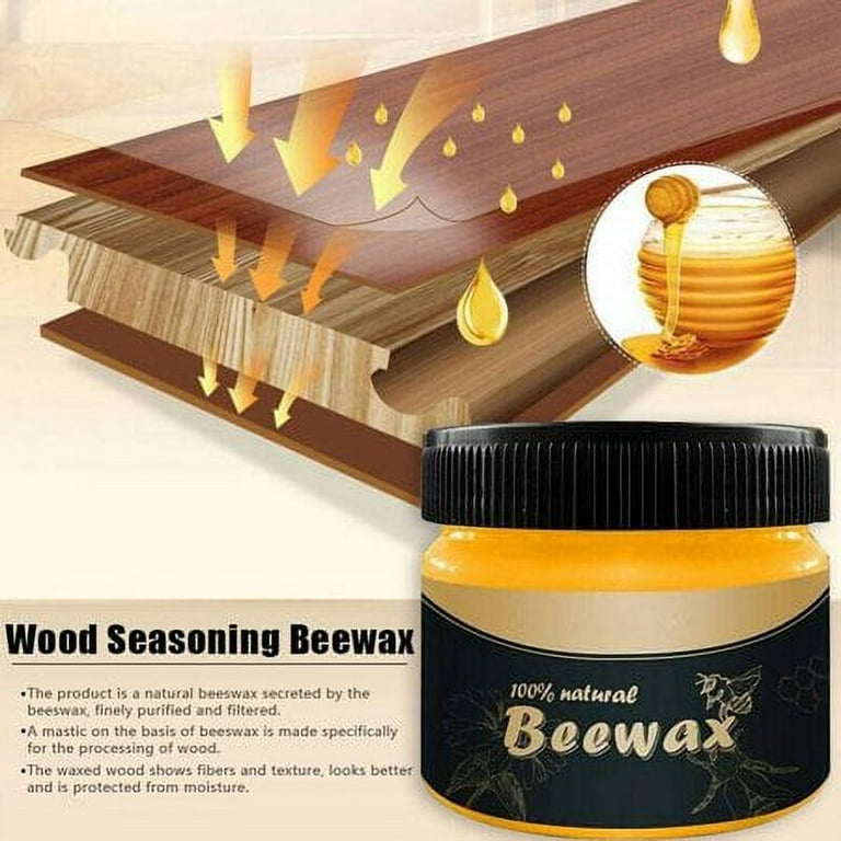 Wood Wax For Furniture 80g Polishing Beeswax Wood Restoration Conditioner  Seasoning Wax For Home Furniture Protection Beewax - AliExpress