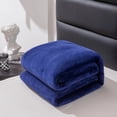 thumbnail image 3 of Flannel Fleece Blanket for Beds Solid Color Plain Winter Blanket Single/Queen/King Warm Soft Nap Blanket Manta Plaids for Winter, 3 of 6