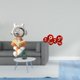 thumbnail image 2 of Escultura De Astronauta Con Abanicos De Papel Festivos, Ideal Como Centro De Mesa Para La Celebración De La Primavera Y Decoración Para La Pared De La Chimenea., 2 of 8