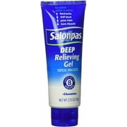 Salonpas Deep Pain Relieving Gel Topical Analgesic Fast Absorbing 2.75 Oz 2 Pack