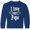 Royal Blue, variant on Inktastic I Love My Papa- Hearts Long Sleeve Youth T-Shirt
