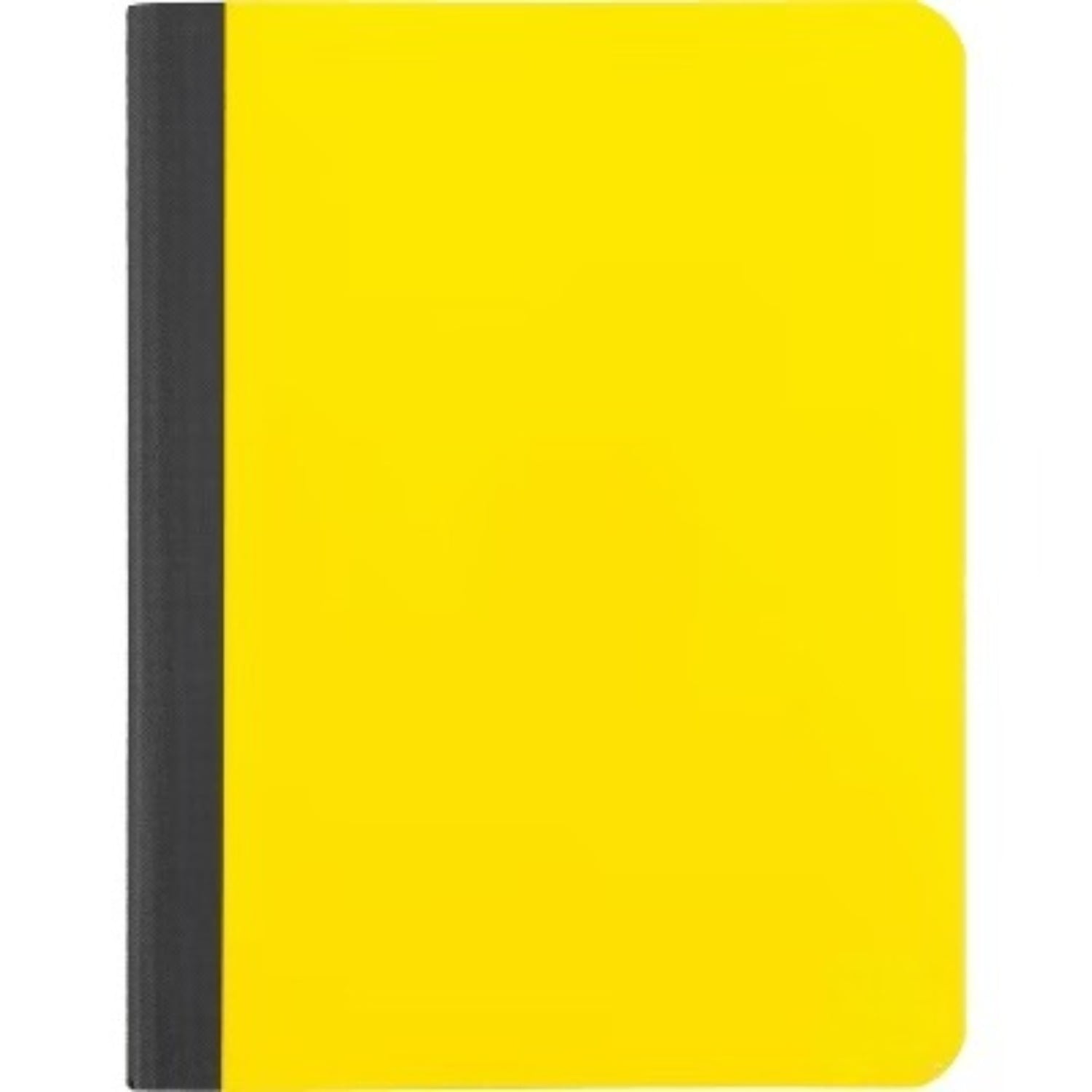70 Pages Wide Ruled Composition Notebook 7.5 x 9.75 in Multiple colors Flexible Cover Durable Sewn Binding Rounded Corners Compact Notebook for School College Office or Home