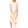 thumbnail image 2 of Sakkas Peacock Feather Caftan Dress / Cover Up - White - One Size, 2 of 5