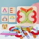 thumbnail image 4 of Rompecabezas De Construcción De Letras De Madera Bloques De Apilamiento De Letras De Madera Juguete Educativo Rompecabezas De Construcción De Números De Letras De Madera Juego ANGGREK Otros, 4 of 8