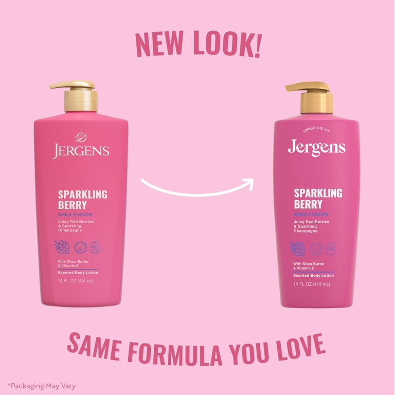 Jergens Shea Fusion Sparkling Berry Scented Body Lotion