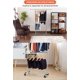 thumbnail image 2 of Rack para Ropa, Perchero de ropa de doble barra, colgador de Ropa, Organizador de Ropa con Ruedas para Colgar Ropa Rejilla de Ropa para Oficina, Salón y Dormitorio, 2 of 4