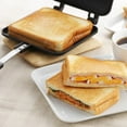 thumbnail image 4 of Aluminum Double-sided Non-stick Sandwich Maker Bread Toasted Frying Pan Breakfast Making, 4 of 8