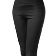 thumbnail image 3 of FashionOutfit Women's Basic Solid Footless Span Leggings, 3 of 3
