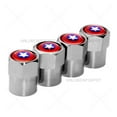 thumbnail image 3 of Hex Captain America Emblem Car Wheels Tire Air Valve Caps Stem Dust Cover Sport, 3 of 10