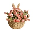 thumbnail image 2 of Seagrass Belly Basket with Handles Woven Storage Basket for Plant Pot Laundry Toy Storage Decorative Basket for Living Room Bedroom Picnic Grocery Basket, 2 of 7