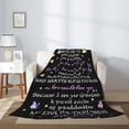 thumbnail image 3 of to My Wife Custom Name Blanket, Gifts for Wife Women from Husband, Personalized Throw Blankets for Couch Travel, Soft Present for Anniversary Wedding Birthday Valentines Christmas, 60"x50", 3 of 5