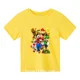 thumbnail image 3 of Ropa para niños de 3 a 14 años, camiseta de Supermarios, camiseta para niños y niñas, ropa para niños, camiseta de dibujos animados kawaii, camisetas para niños, camisetas de verano, 3 of 5