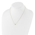thumbnail image 5 of Auriga 14K Yellow Gold 7-8 mm Round White Freshwater Cultured Pearl Necklace for Women 18", 5 of 6