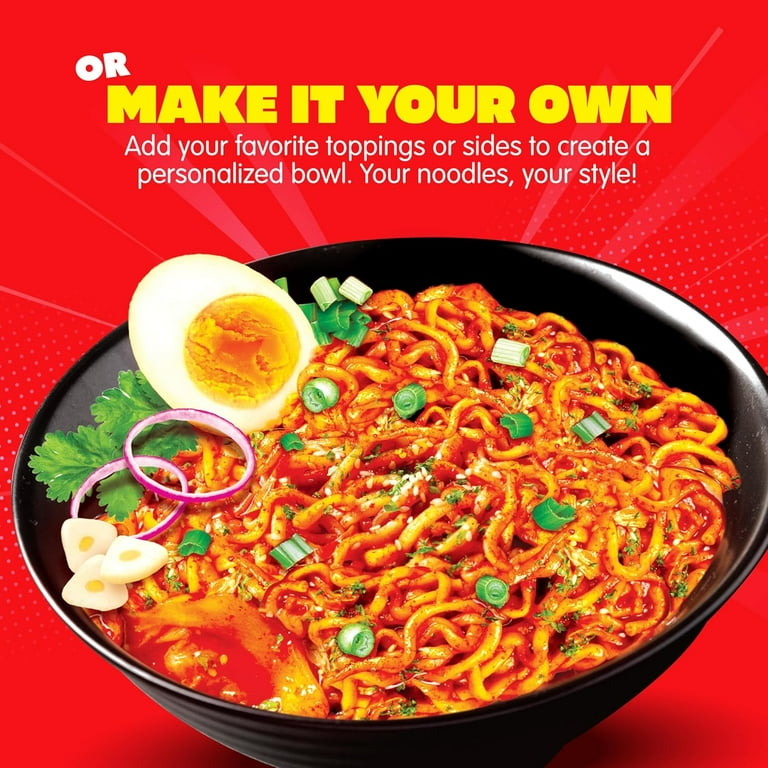 Mi Sedaap Instant Noodles, Korean Style Spicy Chicken Flavor, 3.03