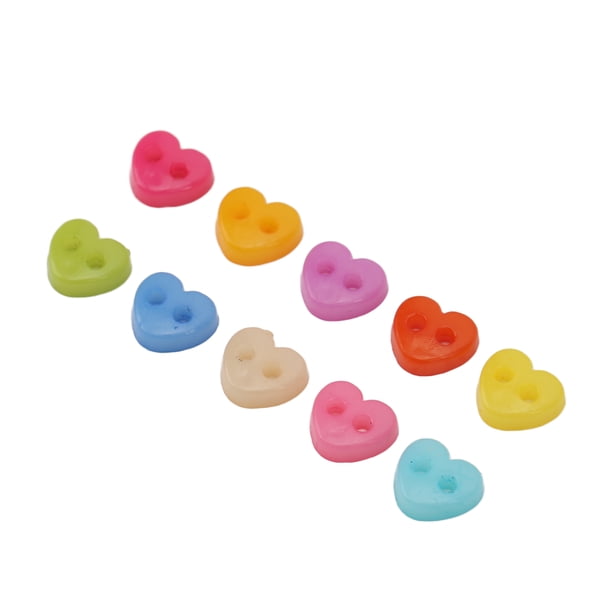 Botones mixtos, 500 piezas Botones mixtos Botones de flores para coser Botones de colores caramelos Funcionalidad versátil