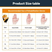 Rehabilitation Robot Glove for Stroke, Hand Exercise Equipment, Fingers Strength Training Device with 4 Mods, 9 Strength Levels, Robot Hand Gloves for Hemiplegic Finger Cramps, Right Hand XL