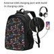 thumbnail image 2 of Balery Basketball Mochila con carga USB para hombre y mujer - Mochila impermeable y antirrobo para laptop con puerto USB para viajes, trabajo, 2 of 7