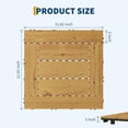 thumbnail image 6 of EuKer Acacia Wood Deck Tiles, 22 Pack Interlocking Floor Tiles with Non-Slip for Outdoor & Indoor Use, Yellow, 6 of 7