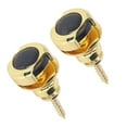 thumbnail image 4 of Strap Button, Guitar Strap Lock Automatic Non Skid Professional  For Guitarist For Bass Gold, 4 of 8