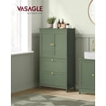 thumbnail image 2 of Gabinete de almacenamiento de piso para baño VASAGLE Forest Green UBBC551C01, 2 of 8