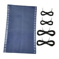 thumbnail image 3 of figatia Folding Lounge Chair Cloth with Elastic Replacement Cords Breathable Universal Chair Accessories for Poolside Patio Recliners Blue, 3 of 8
