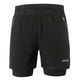 thumbnail image 5 of Lixada Hombres 2 en 1 Pantalones cortos para correr Secado rápido Transpirable Entrenamiento activo Ejercicio Trotar Maratón, 5 of 5