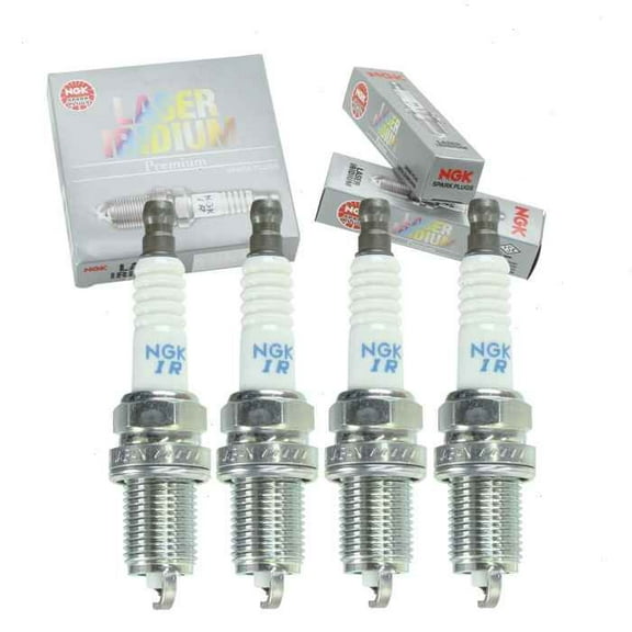4 pc NGK Laser Iridium Spark Plugs compatible with Toyota Matrix 1.8L 2.4L L4 2003-2013