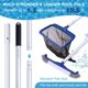 thumbnail image 5 of Kit de limpieza para piscina POOLAZA, cepillo de 44 cm, red recogehojas y pértiga de 3,2 m, 5 of 6