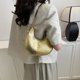 thumbnail image 4 of Bolso de mujer Bolso de hombro de cuero de PU Bolso de mano elegante Bolso de mano brillantes (Oro), 4 of 7