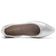 thumbnail image 2 of DADAWEN Women’s Pointed Toe Ballet Flats Slip on Casual Flats Walking Ballerina Shoes Silver 6.5US, 2 of 7