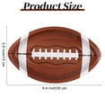 thumbnail image 5 of Football Plates TASTAN 10-Pack Football-Shaped Disposable Paper Plates-Themed Party Tableware for Sports Games & Birthday Celebrations, Eco-Friendly & Durable, Football Decorations, Coffee, 5 of 10