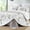 Purple/White, variant on Bedduvit 100% Cotton Quilt Bedspread - Queen Size Quilt, Beige Brown Floral Cotton 3-Piece Quilt Set, Vintage Lightweight Reversible Queen Coverlet All-Season Bedding Set with 2 Pillow Shams, 98"x90"