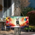 thumbnail image 3 of Hello 2025 Pitbull Celebrates Happy New Year Firework Balloon Landscape Wood Sign Terrier Dog Lover Hanging Wall Home Decor - 02024, 3 of 5