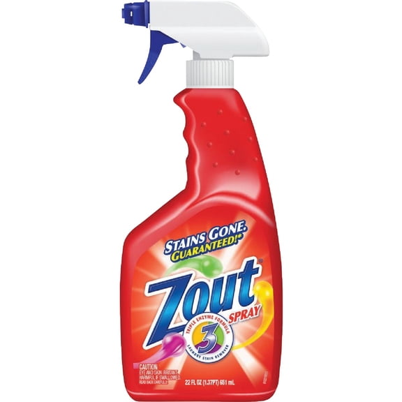 12-pack Zout Stain Remover Spray - Laundry Stain Remover, 22 oz - 12 Pack — Residential Use, Standard Application
