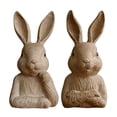thumbnail image 2 of Easter Bunny Decorative Consisting Of Two . Suitable For Indoor In . Can Be For Rural Minimalist Style ., 2 of 7