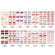 14 Sheets Polish Strips Stickers Full Wraps Adhesive Art Stickers Strips for Women Girl